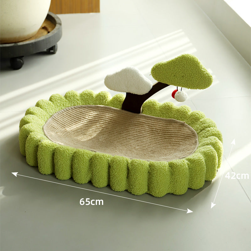 CAMA RASCADORA PARA GATOS DISEÑO DE ÁRBOL Y NUBE