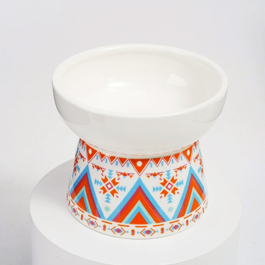 TAZÓN ELEVADO CON DISEÑO ÉTNICO