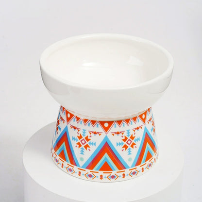TAZÓN ELEVADO CON DISEÑO ÉTNICO