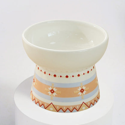 TAZÓN ELEVADO CON DISEÑO ÉTNICO