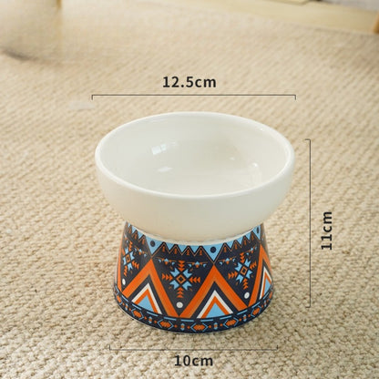 TAZÓN ELEVADO CON DISEÑO ÉTNICO