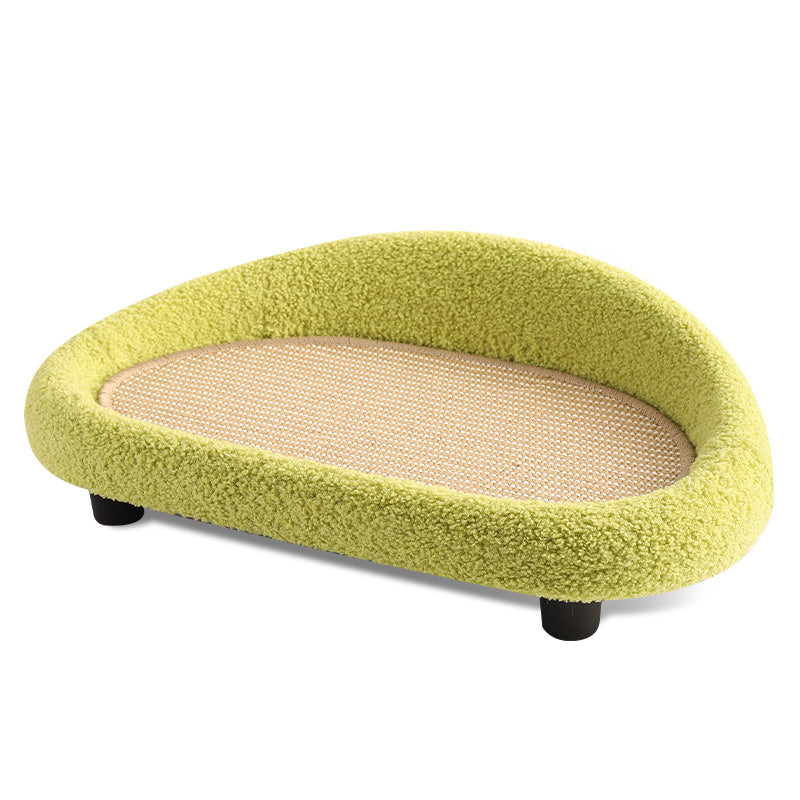 CAMA RASCADORA PARA GATOS ACOLCHONADA
