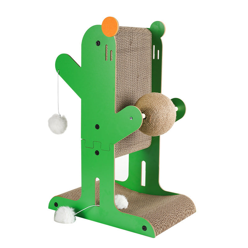 RASCADOR PARA GATOS CON DISEÑO DE CACTUS