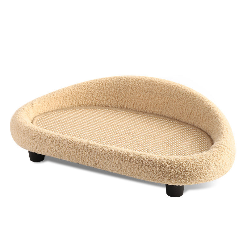 CAMA RASCADORA PARA GATOS ACOLCHONADA