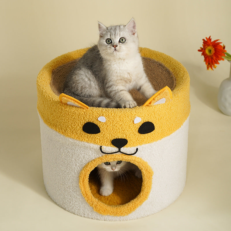 CASITA CON DISEÑO DE SHIBA INU