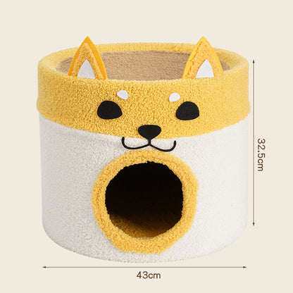 CASITA CON DISEÑO DE SHIBA INU