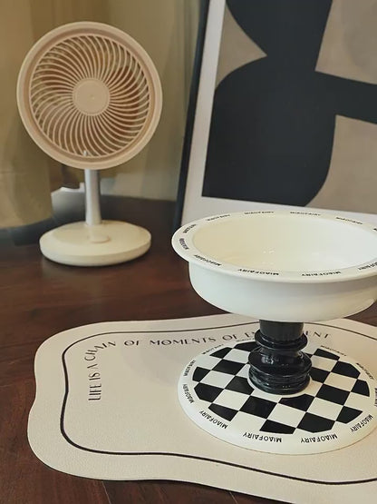 TAZÓN CON BASE DE AJEDREZ "GAME OVER"