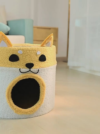 CASITA CON DISEÑO DE SHIBA INU